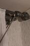 Single Wing Silver Steel Striped Skirts Leaded 1-3 Close Pleat Double Breasted Tulle Curtain - 4