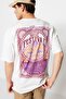 Ecru Unisex Oversize/Wide Cut Ethnic Back Printed 100% Cotton T-shirt TMNSS23TS00212