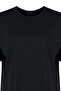 Siyah Bisiklet Yaka Sırt Baskılı %100 Pamuk Örme T-Shirt TBBSS23BF00024 - 8