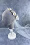 Special Design Outdoor Shooting Hair Accessory with Daisy White Tulle Bow – Party Crowns, Stylish Design – - 4
