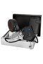 Men's Black Belt Wallet Business Card Rosary Gift Set Ps1300