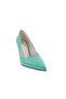 Women's Pointed Toe Thin Heeled Shoes Green 24333379 - 2