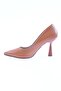 Women's Pointed Toe Thin Heeled Shoes Orange 24333379 - 3