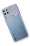 C25Y Case Transparent Matte Sliding Camera Protection Silicone - Lilac - 3
