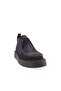 Women's Front Elastic Stitching Detailed Thick Sole Ankle Boots Blue Suede Genuine Leather 33613883 - 2