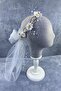 Special Design Outdoor Shooting Hair Accessory with Daisy White Tulle Bow – Party Crowns, Stylish Design –