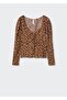 Animal Pattern Blouse - 3
