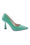 Women's Pointed Toe Thin Heeled Shoes Green 24333379