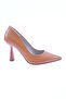 Women's Pointed Toe Thin Heeled Shoes Orange 24333379
