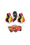 1 Year Old Lightning Mcqueen Themed Balloon Chain Set (Lightning Car Foil Red Black Yellow Balloon)