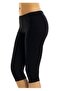 2 Pieces Women's Cotton Knee-Length Capri Tights 92% Cotton, 8% Elastane - 2