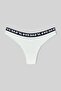White Love Elastic Brazilian Women's Panties