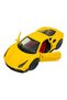 Metal Car Ferrari Model Doors Open Toy 12 cm Yellow