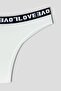 White Love Elastic Brazilian Women's Panties - 3