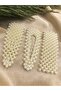 Women's Buckle Triple Snap Pearl Buckle
