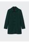 Buttoned Woolen Coat - 3