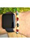 Cancer Zodiac Natural Stone Bracelet > Moon Stone - Moonstone - Moss Agate - Calcite - Carnelian Agate - 3