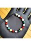 Cancer Zodiac Natural Stone Bracelet > Moon Stone - Moonstone - Moss Agate - Calcite - Carnelian Agate - 5