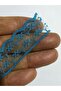 Tulle Guipure. (scallop) 2.5cm. 4 Meters. Turquoise. - 4