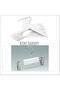White Wooden Kids and Baby Hanger Clothes and Trousers Hanger with Latch 12 +12 Special Set -hanger Palace -