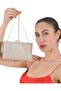 Gold Dore Gold Color Silvery Evening Bag Evening Bag Engagement Wedding Bag - 2