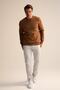 Regular Fit Crew Neck Basic Cotton Sweatshirt - 2