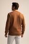 Regular Fit Crew Neck Basic Cotton Sweatshirt - 4