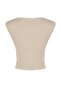 X Sagaza Studio Beige Pocket Detailed Vest TCLSS23YE00001 - 8