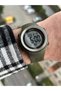Brand Water Resist, Alarm, Illuminated, Green Silicone Band Sports Men's Wristwatch - 3