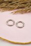 Unisex 316l Steel Compression Hoop Earrings