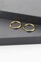 Women's 316l Stainless Steel Basic Clip 1.5 Cm Hoop Earrings