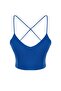 Cobalt Blue Crop Lined Woven Bustier TPRSS21BS0009 - 8