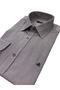 Elvio Long Sleeve Regular Fit 100% Cotton Textured Black Shirt