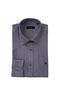 Elvio Long Sleeve Regular Fit 100% Cotton Textured Black Shirt - 3