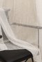 Single Wing Linen, Wrinkle-Free, Leaded Skirt, 1-2 Pleat, Double Breasted Tulle Curtain - 2
