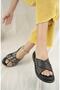 Sharone Anatomical Orthopedic Comfortable Stoned Daily Women's Slippers - 2
