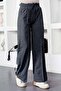 High Waist Hijab Striped Spaghetti Sweatpants - 2