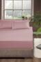 ملاءة سرير قطنية ممشطة فاخرة من Dusty Rose - مقاس 100x200 سم مرنة