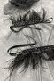Bridal Accessory Black Veil Wedding Hat Hair Accessory and Seren Feather Double Wrist Accessory – Bride - 8