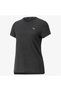 523168 Run Favorite Heather Ss Tee W Black Heather Yumuşkin Unisex Sports T-shirt - 4