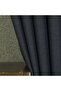 Background Curtain Linen Dark Navy Blue 1-2,5 Medium Close Pleat - 3