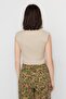 X Sagaza Studio Beige Pocket Detailed Vest TCLSS23YE00001 - 5
