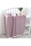 Soft Organic 100% Cotton Single Layer Muslin Swaddle Wrap Baby Blanket Lilac Color 110x110 Cm