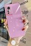Mi 12t Case with Camera Protection Gold Edge Design Silicone