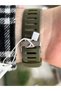 Brand Water Resist, Alarm, Illuminated, Green Silicone Band Sports Men's Wristwatch - 5