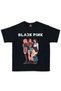 Blackpink Gropu Anime Kids T-Shirt Black Short Sleeve