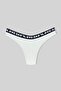 White Love Elastic Brazilian Women's Panties - 2