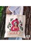 Women's Day Cartoon Canvas Tote Bag