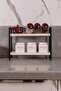 Desktop Kitchen-bathroom Shelf Countertop Organizer Spice Rack Metal-wood Table Top Serving Rack - 3