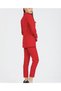 Women's Blazer Jacket Belted Trousers Set Red - 5